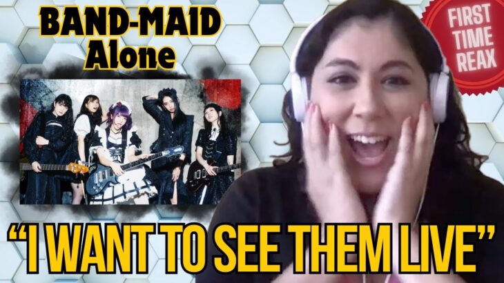 SINGER’s first time hearing BAND-MAID reacts to ALONE!